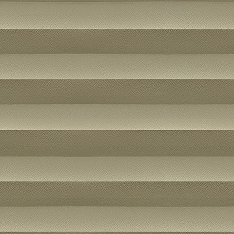 Taupe-coloured Blackout Pleated blind close up.