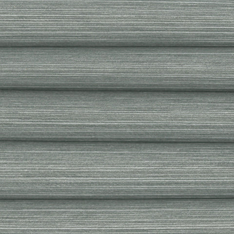 Close-up of a Grey Slate Pleated Honeycomb blinds with a textured pattern